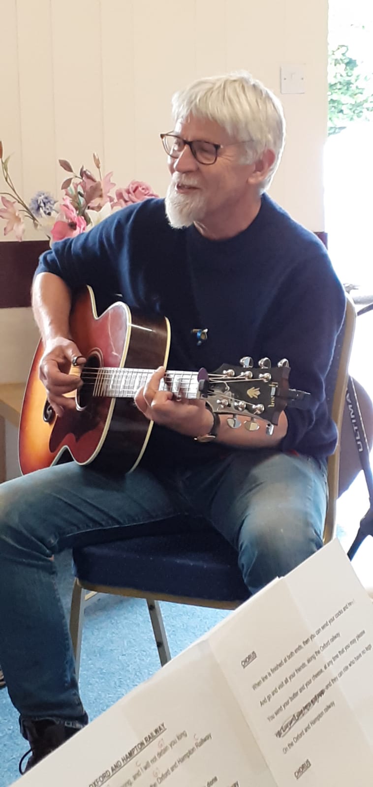 Marko playing guitar